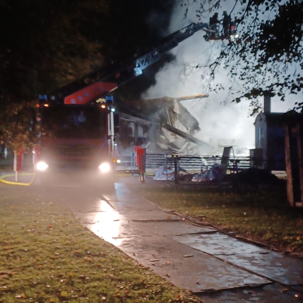 Umweltbildungszentrum im Britzer Garten durch Brand zerstört