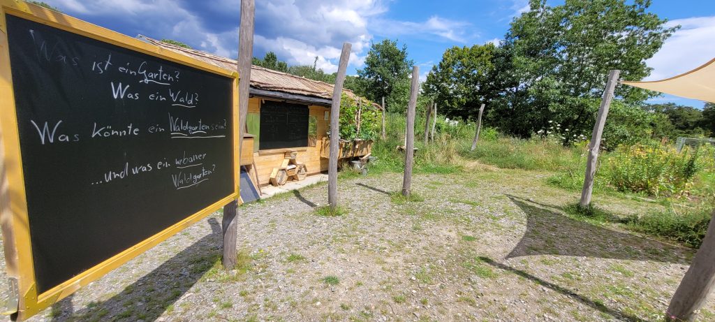 Umweltbildungsbereich des Waldgartens